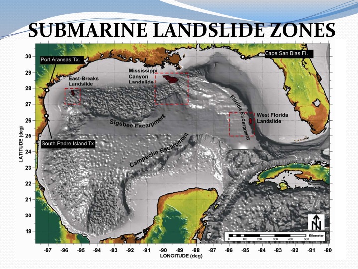 Landslide in Gulf of Mexico could cause 15-foot tsunami on Louisiana coast