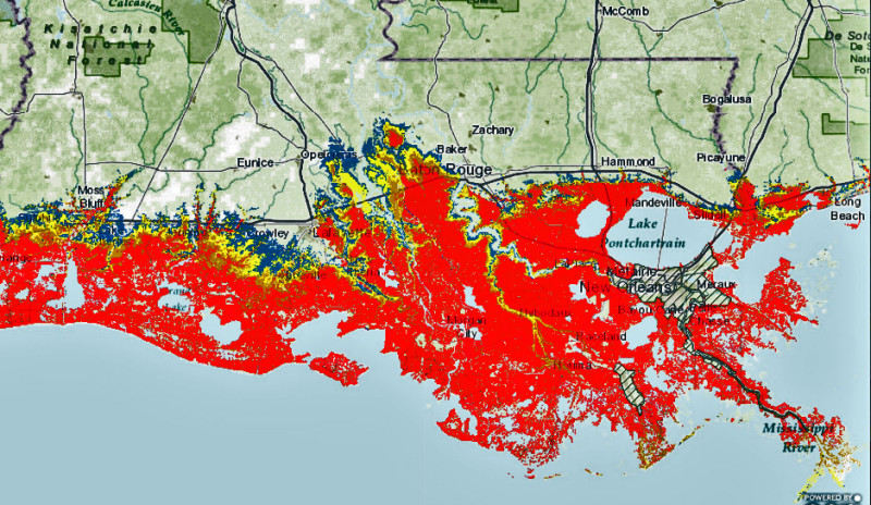 New storm-surge maps from Weather Service show worst-case models
