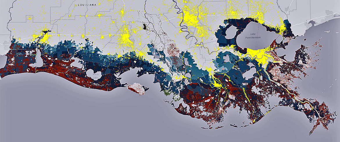 To seek fed support, study projects economic cost of coastal loss